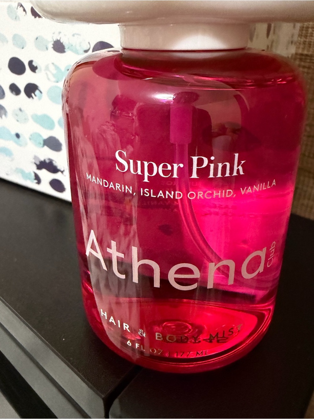 Athena Club Super Pink Hair & Body Mist 6 oz / 177ml
